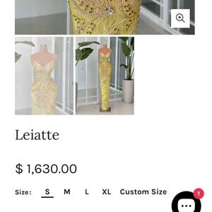 Elegant Yellow Sequin Dress